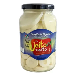 Palmito Pupunha Em Rodelas 550g Em Conserva Macio Vidro
