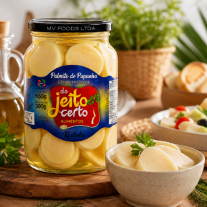Palmito Pupunha Rodela 550g - 300g Peso Drenado