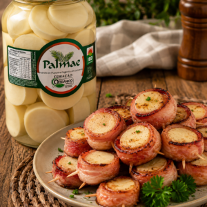 Palmito Pupunha Orgânico Coração 3kg - 1,8kg Drenado