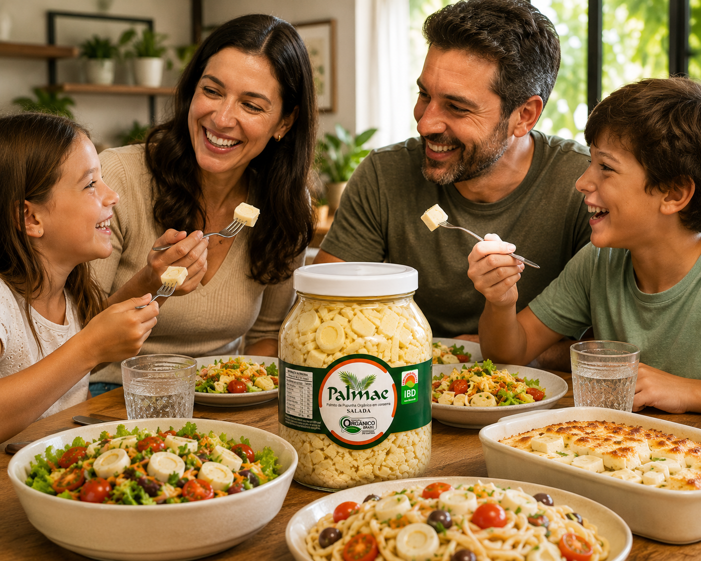 Palmito Pupunha Orgânico Salada 3kg - 1,8kg Drenado - Imagem 5